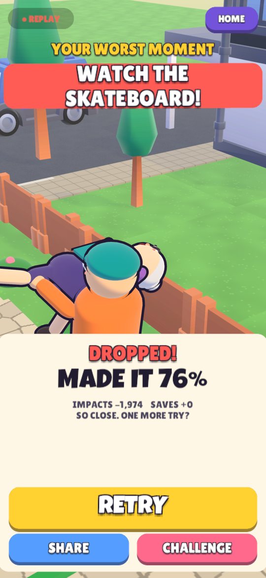 Replay result